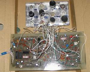 Our first analogue synthesizer. Built in 2005.